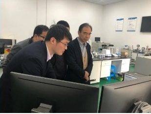 国家纳米工程中心常务副主任崔大祥教授一行莅临米兰网现场考察